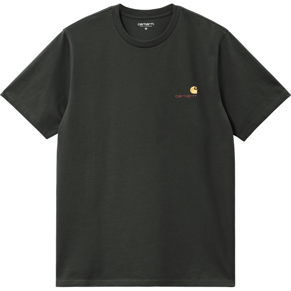 I029956-3T6XX,Carhartt WIP S/s American Script T-Shirt