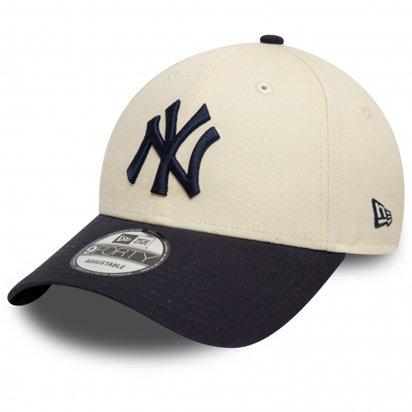 60595215,New Era New Era New York Yankees Colour Block Cream 9forty