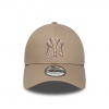 60675524,New Era New York Yankees Mlb Outline Pastel Brown 9forty
