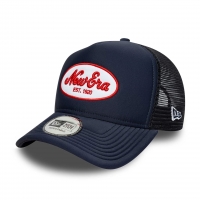 New Era New Era Oval Patch Navy 9forty A-Frame Trucker