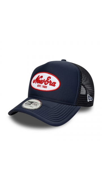 New Era New Era Oval Patch Navy 9forty A-Frame Trucker