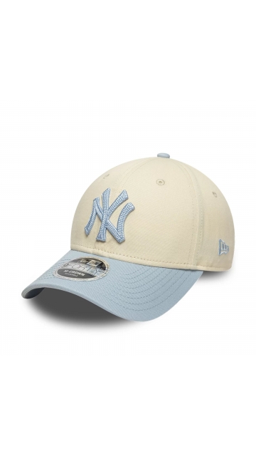 New Era New York Yankees Mlb Side Script Cream 9forty M-Crown