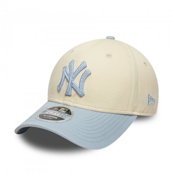 60856248,New Era New York Yankees Mlb Side Script Cream 9forty M-Crown