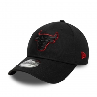New Era Chicago Bulls Nba Team Outline Black 9forty