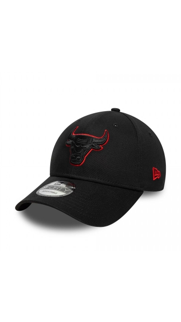 New Era Chicago Bulls Nba Team Outline Black 9forty