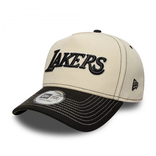 60856278,New Era La Lakers Nba City Icon Cream 9forty E-Frame