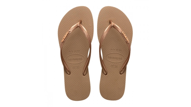 Havaianas Slim Logo Metallic