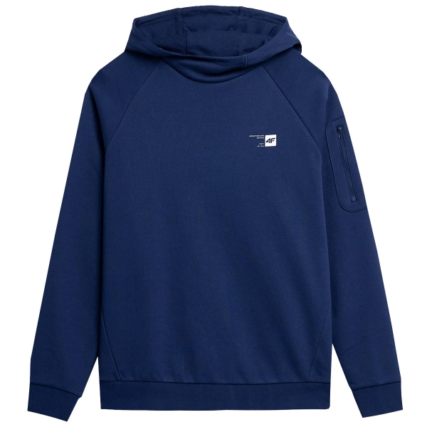 H4Z22-BLM022-31S, 4F Pullover Hooded Sweatshirt Azul