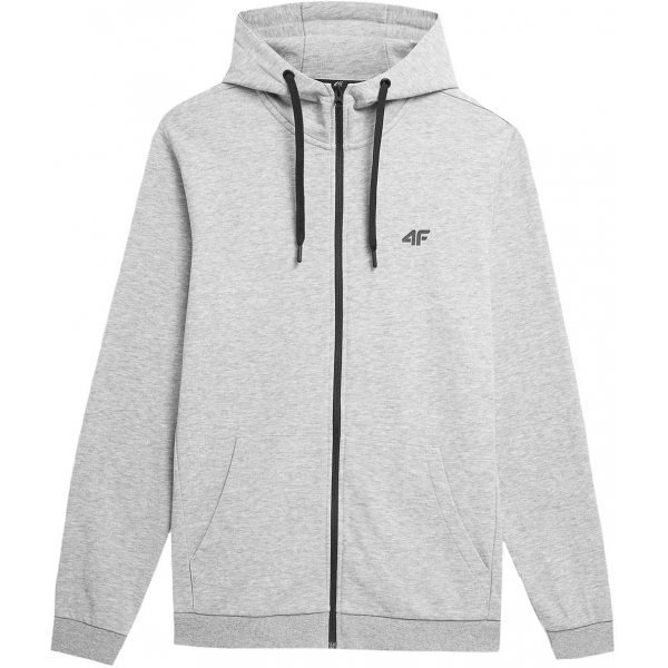 H4L22-BLM353-27M, 4F zip-up hoodie Cinzento
