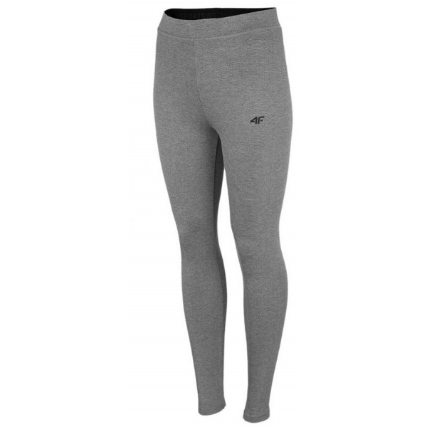 H4Z22-LEG350-24M, 4F Women´s Knitted Leggings Cinzento
