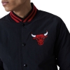 60284773, New Era Chicago Bulls Logo Black Bomber Jacket Preto