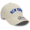 60503495, New Era New York Yankees Mlb Wordmark Off White 9twenty