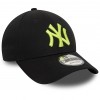 60565100, New Era New York Yankees League Essential Black and Green 9forty