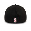 60565375, New Era Chicago Bulls Faux Suede Black 39thirty Stretch Fit