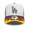 New Era La Dodgers Mlb Flame Dark Grey 9forty E-Frame Adjustable Trucker