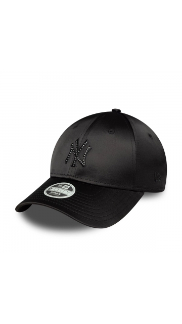 New Era New York Yankees Mlb Satin Rhinestone Black 9forty