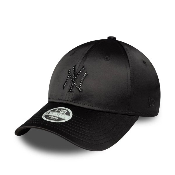 New Era New York Yankees Mlb Satin Rhinestone Black 9forty