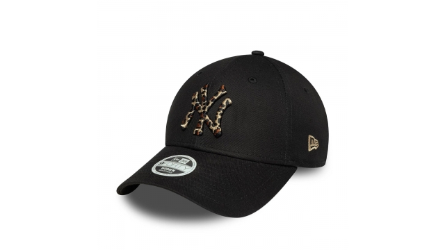 New Era New York Yankees Womens Mlb Leopard Infill Black 9forty