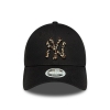 New Era New York Yankees Womens Mlb Leopard Infill Black 9forty
