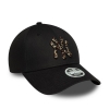 New Era New York Yankees Womens Mlb Leopard Infill Black 9forty