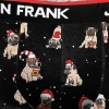 John Frank Digital Printed Boxer Christmas Pug
