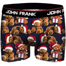 John Frank Digital Printed Boxer Christmas Teddy Bear