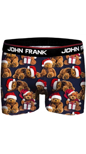 John Frank Digital Printed Boxer Christmas Teddy Bear