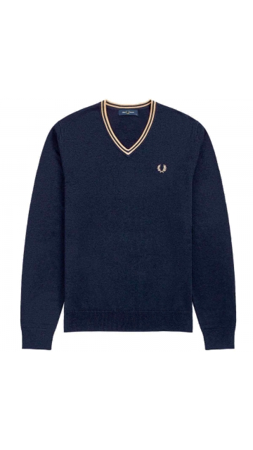 Fred Perry Classic V Neck Jumper