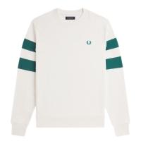 Fred Perry Peached Tipped Sleeve Sweatshi