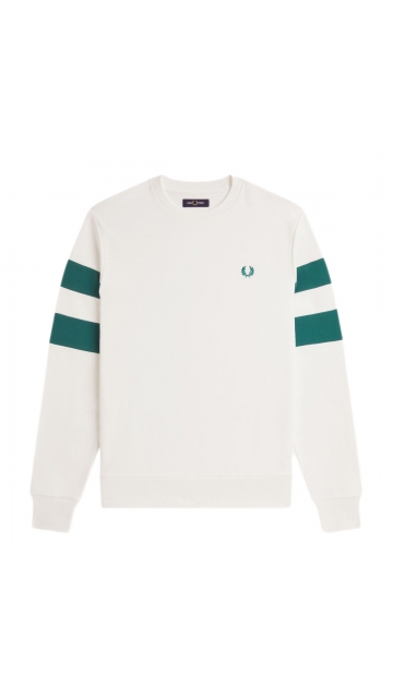 Fred Perry Peached Tipped Sleeve Sweatshi