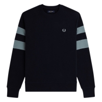 Fred Perry Peached Tipped Sleeve Sweatshi