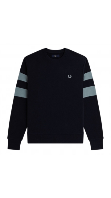 Fred Perry Peached Tipped Sleeve Sweatshi