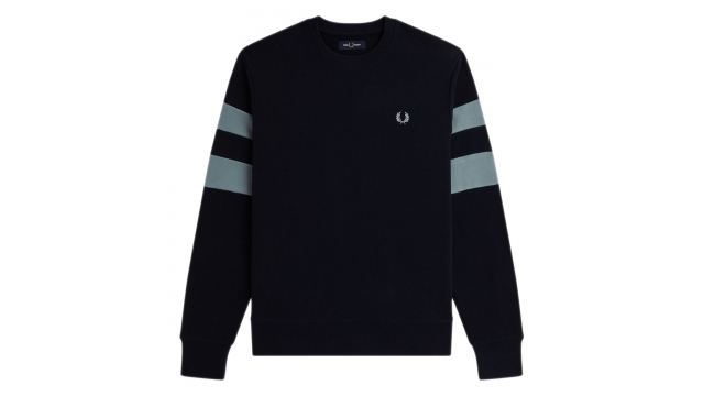 Fred Perry Peached Tipped Sleeve Sweatshi
