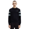 Fred Perry Peached Tipped Sleeve Sweatshi