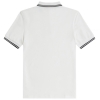 M3600-200, Fred Perry Twin Tipped Polo Shirt Branco