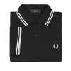 M3600-350, Fred Perry Twin Tipped Polo Shirt Preto
