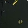 M3600-P25, Fred Perry Twin Tipped Polo Shirt Verde