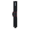 MPf-Black-Red, Secrid Miniwallet Perforated Black-Red