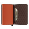 SOp-Brown-Orange, Secrid Slimwallet Optical Brown-Orange