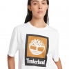 TB0A5QS21001, Timberland Stack Logo Colored Short Sleeve Tee
