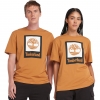 TB0A5QS2P471, Timberland Stack Logo Colored Short Sleeve Tee