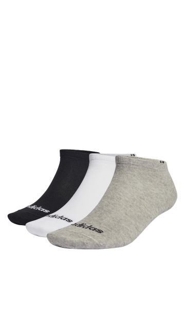 Adidas Meias finas de perfil baixo