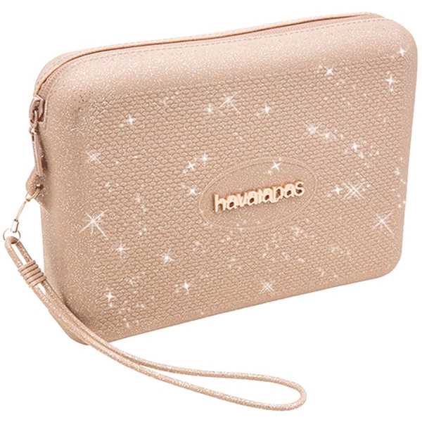 4147274-0570, Beach Necessaire Glitter Dourado