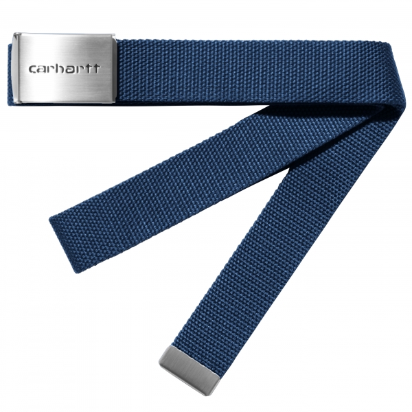 I019176-1ZFXX, Carhartt WIP Clip Belt Chrome