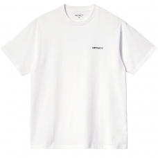 Carhartt WIP S/s Script Embroidery T-Shirt Branco