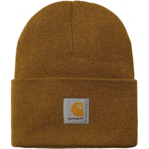 I020222-HZXX, Carhartt WIP Acrylic Watch Hat Castanho