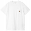 I030434-02XX, Carhartt WIP S/s Pocket T-Shirt Branco