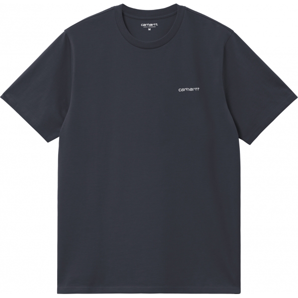 I030435-00BXX,Carhartt WIP S/s Script Embroidery T-Shirt