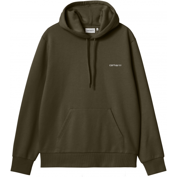 I033658-00XXX, Carhartt WIP Hooded Script Embroidery Sweat
