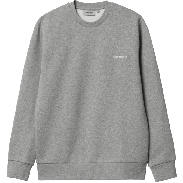 I034496-00DXX,Carhartt WIP Script Embroidery Sweatshirt